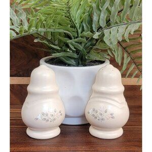Vintage 1980's Pfaltzgraff "Remembrance" Pattern Salt and Pepper Shakers